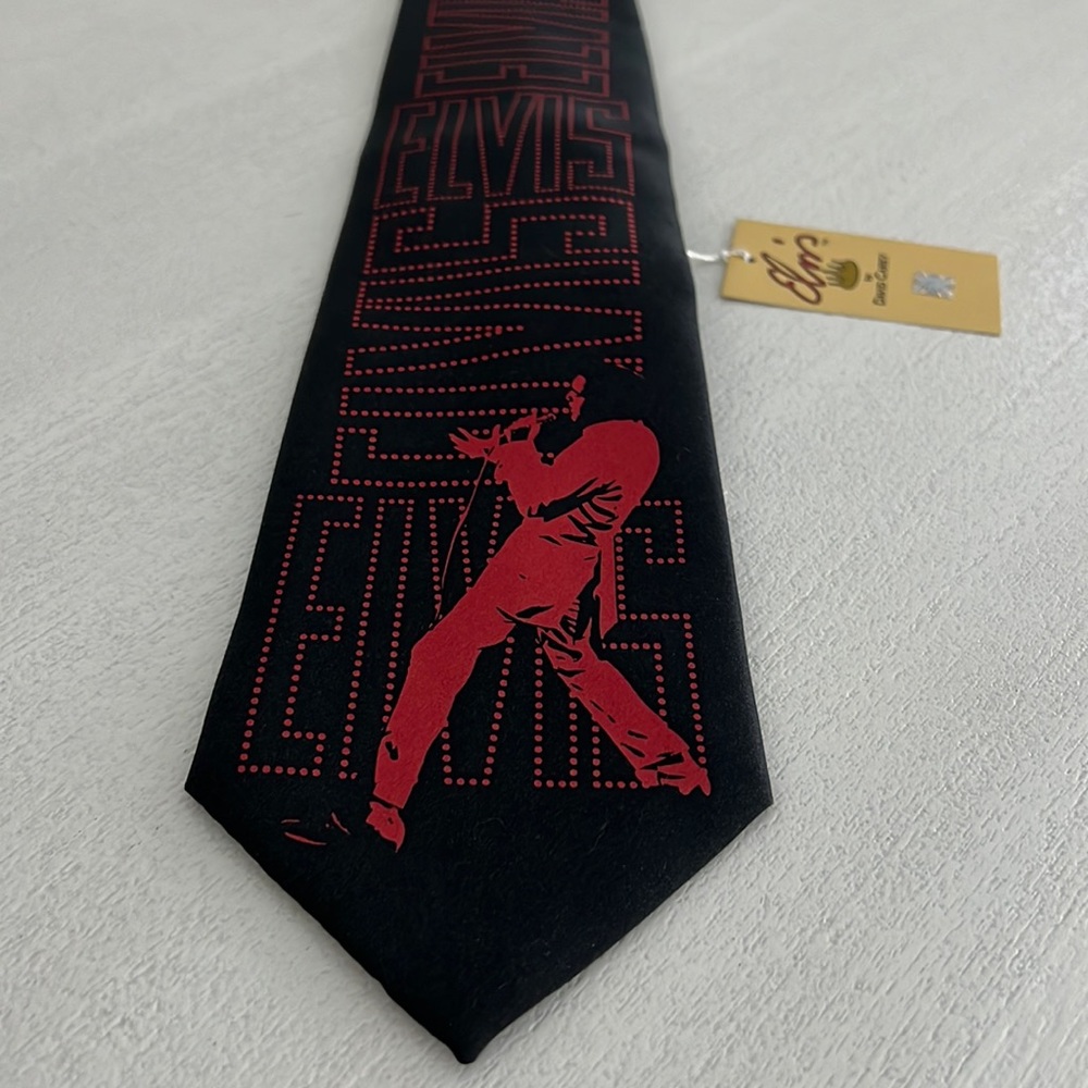 Elvis Tie by David Carey, EP 68’ Comeback, NWT
